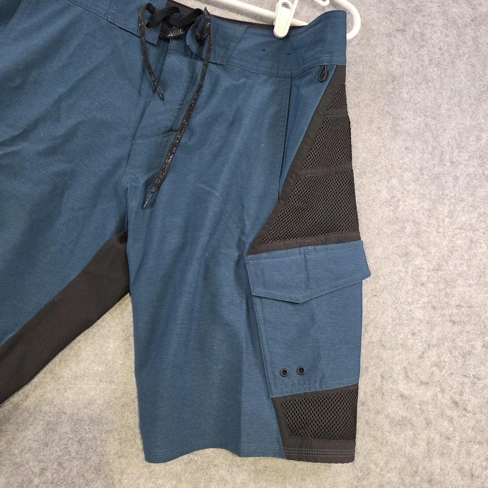 Pelagic Swim Trunks Mens 30 Blue FX 90‎ Tactical Board Shorts Offshore Fishing